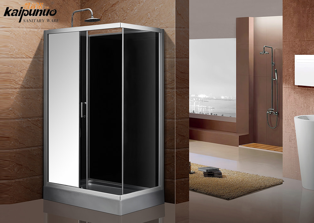 Design simplu Cameră de duș glisantă mare din sticlă călită